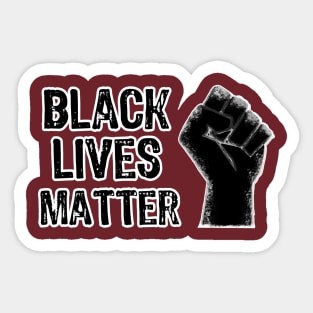 Black Lives Matter Civil Rights Fist Sticker